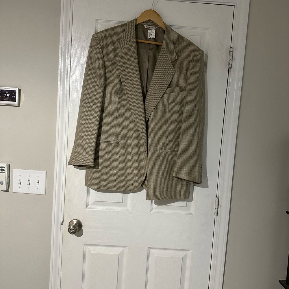 JCPenney Beige Textured Blazer